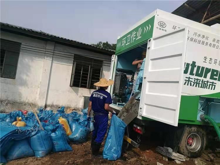 库车工业污泥压干处理
